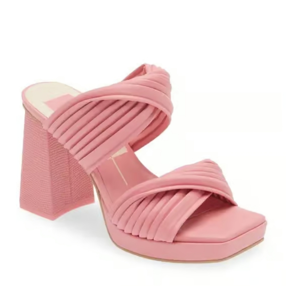 Pink slides size 9.5